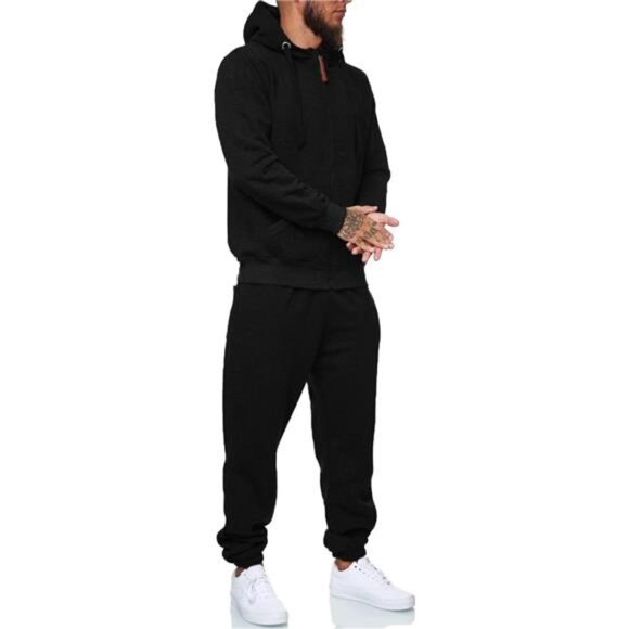 Sweat suits men Tracksuits 2 Piece sets Athletic Jogging suits Casual Outfits - Picture 2 of 7